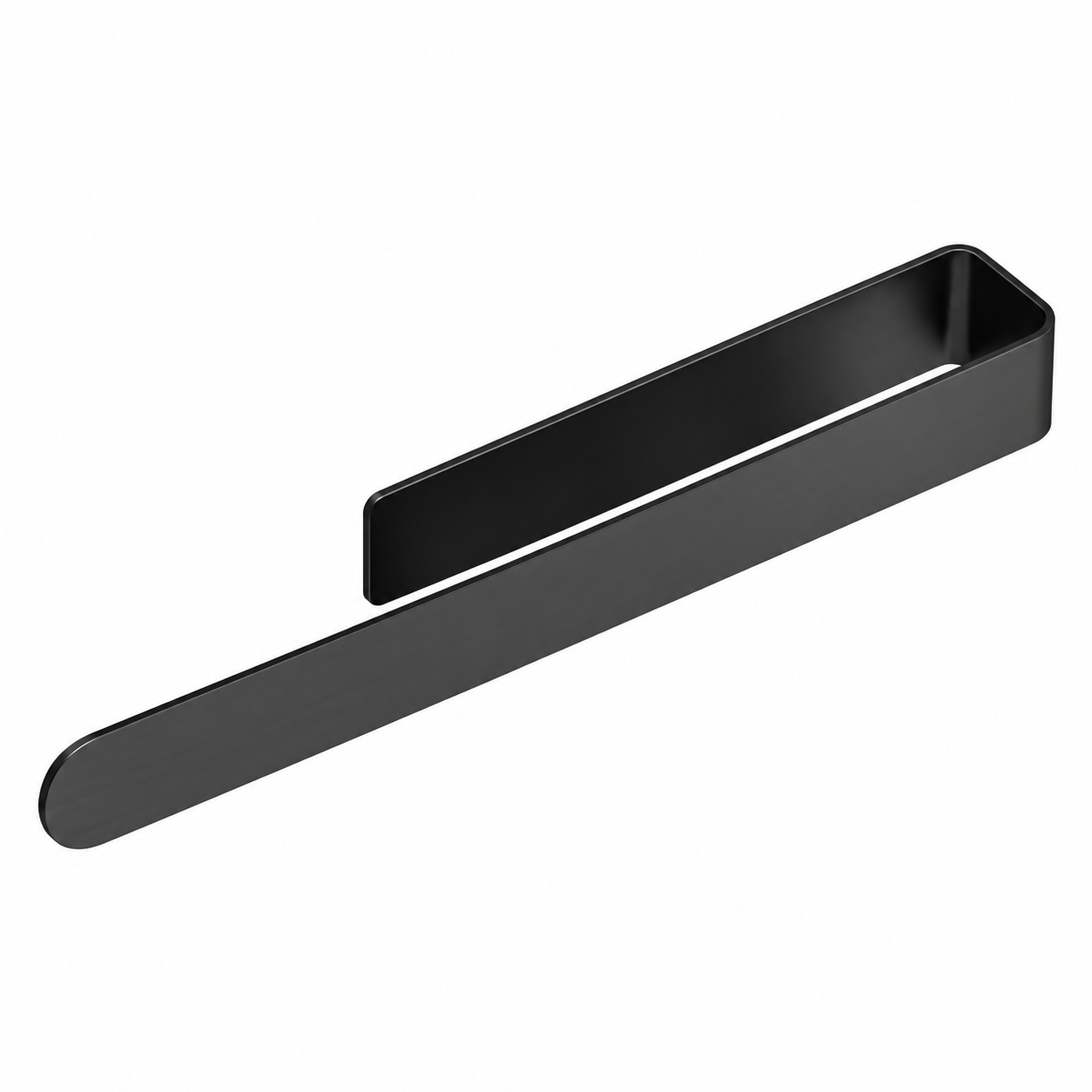 husman® Towel Rail No Drilling | Stainless Steel Matt Black 37 cm | Towel Rail for Gluing for Bathroom and Kitchen | Towel Holder Tea Towel Holder Dish...